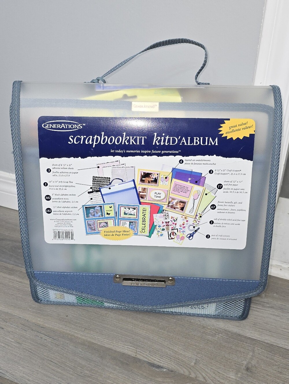 Scrapbook Storage Case And Contents